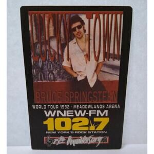 Bruce Springsteen Lucky Town 1992 Backstage Pass Original Classic Rock Pop Music